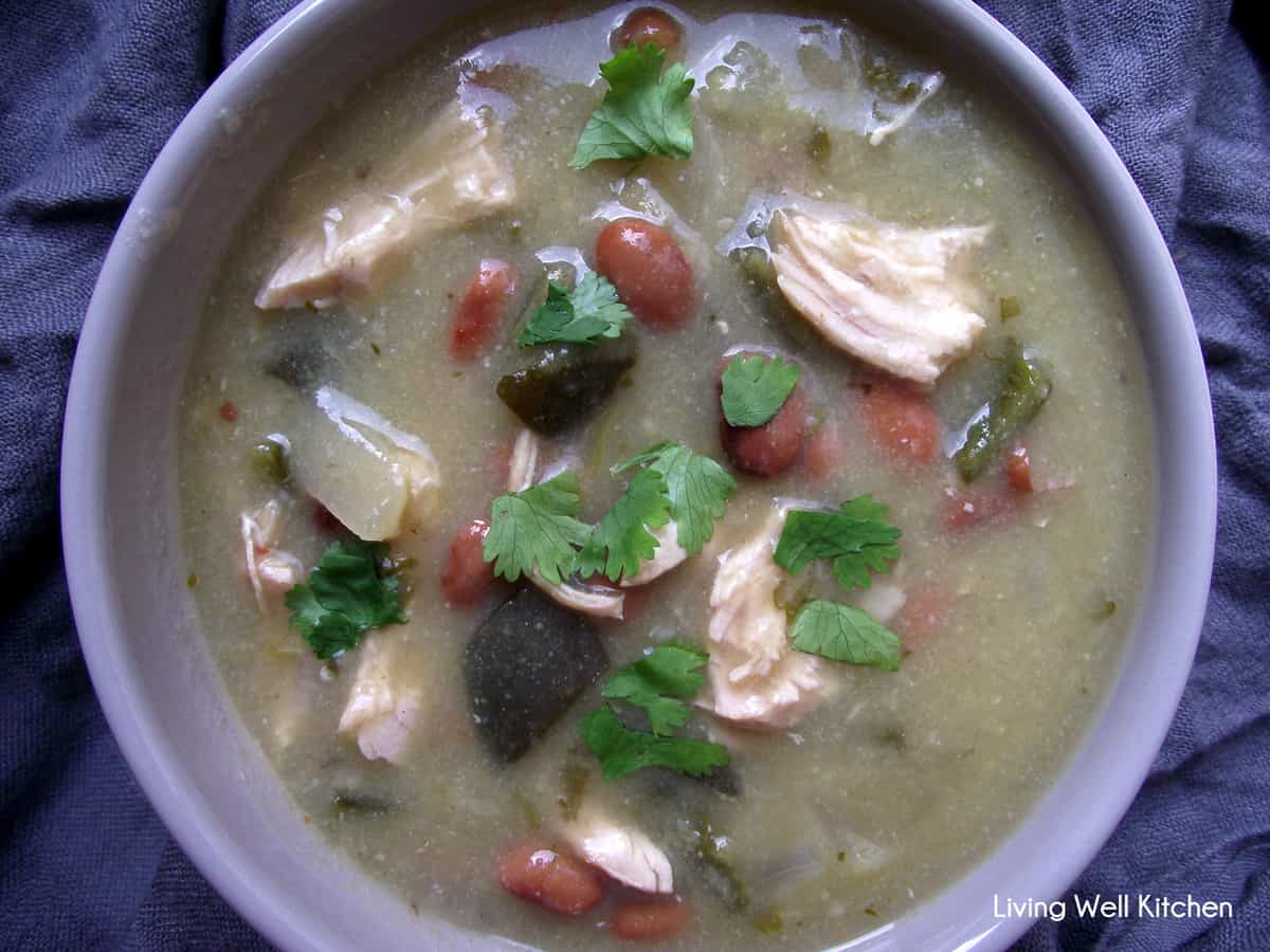 Chicken and Roasted Poblano Stew