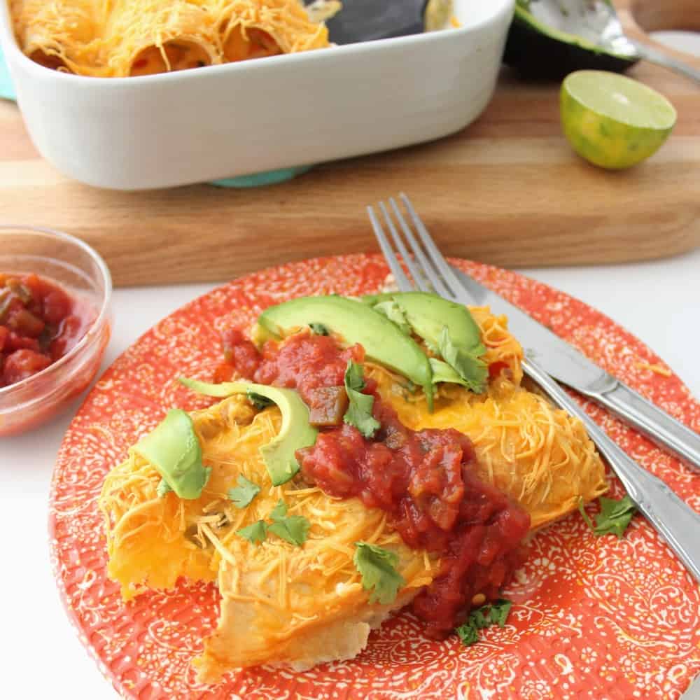 Vegetarian Breakfast Enchiladas | Living Well Kitchen